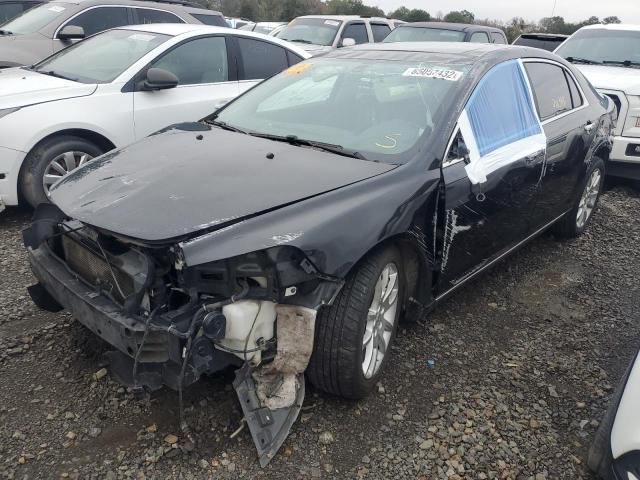 1G1ZE5E14BF390956 - 2011 CHEVROLET MALIBU LTZ შავი ფოტო 2