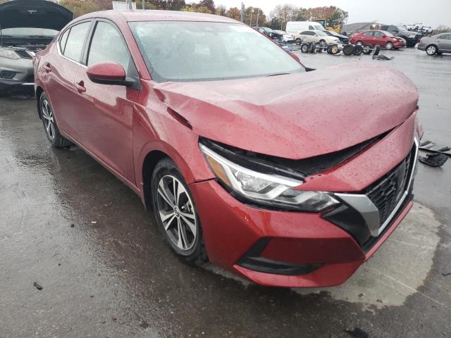 3N1AB8CV0NY264002 - 2022 NISSAN SENTRA SV RED photo 1