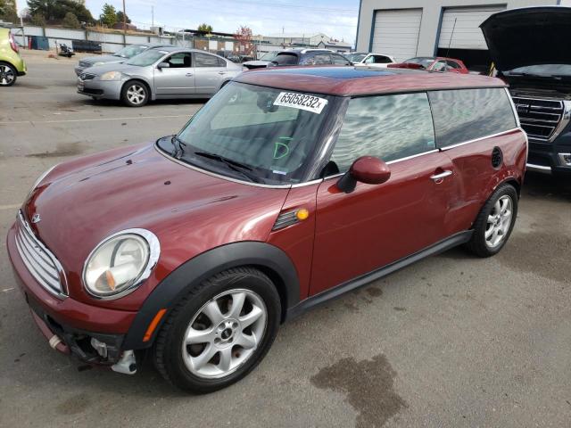 WMWML33538TN68445 - 2008 MINI COOPER CLU BURGUNDY photo 2