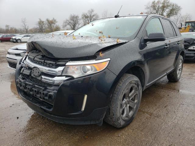 2FMDK3JC9DBC77199 - 2013 FORD EDGE SEL BLACK photo 2