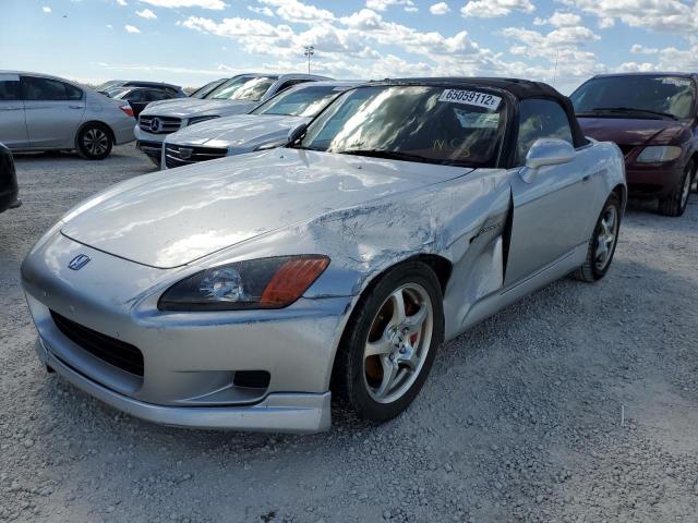 JHMAP11483T003396 - 2003 HONDA S2000 SILVER photo 2