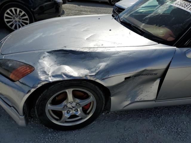 JHMAP11483T003396 - 2003 HONDA S2000 SILVER photo 9