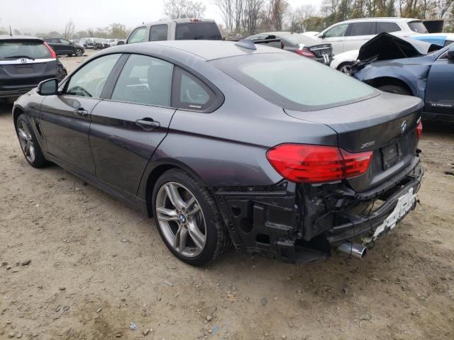 WBA4B3C53GG527713 - 2016 BMW 435 XI GRA GRAY photo 3