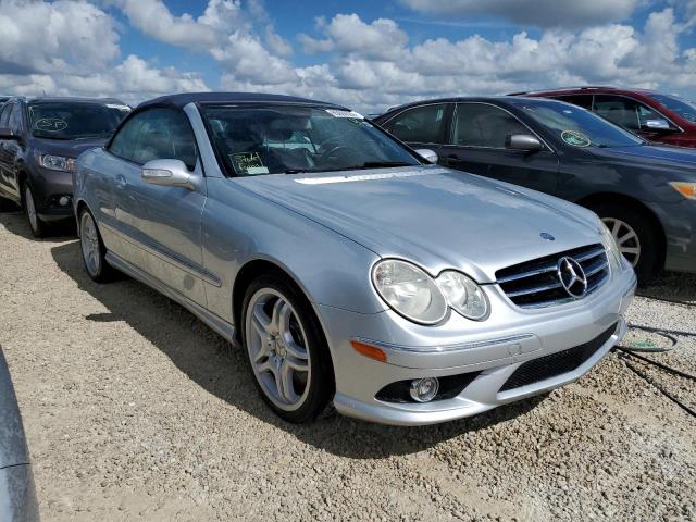 WDBTK72F48T095639 - 2008 MERCEDES-BENZ CLK 550 SILVER photo 1