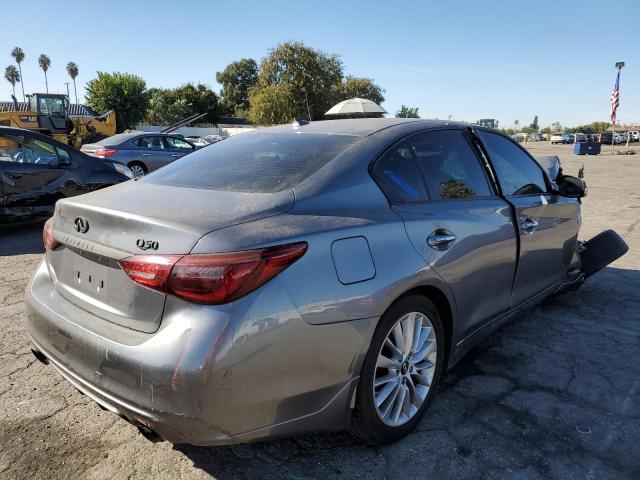 JN1EV7AP4JM362695 - 2018 INFINITI Q50 LUXE GRAY photo 4