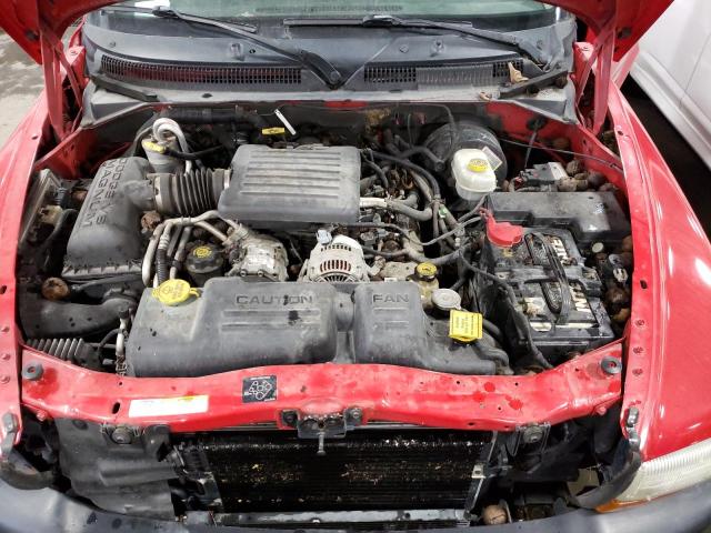 1B7GG32N62S711505 - 2002 DODGE DAKOTA SPO RED photo 7