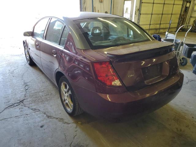 1G8AL52F73Z142298 - 2003 SATURN ION LEVEL BURGUNDY photo 3