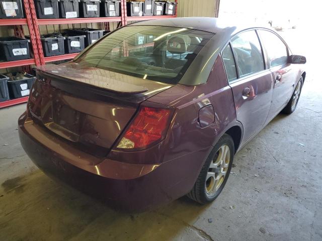 1G8AL52F73Z142298 - 2003 SATURN ION LEVEL BURGUNDY photo 4
