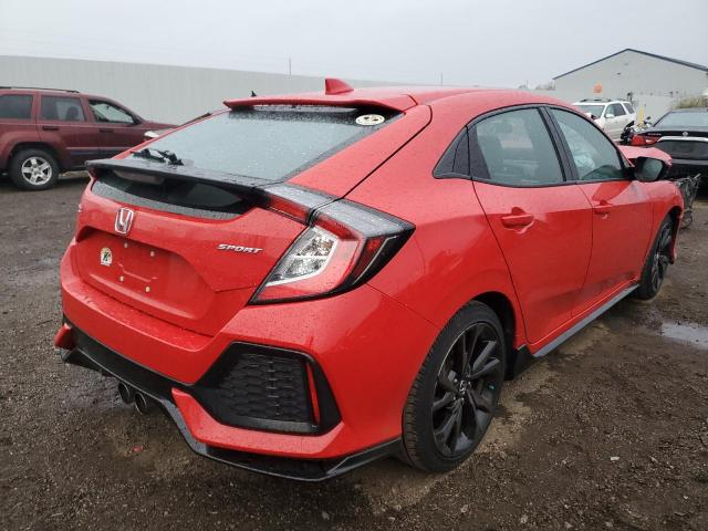 SHHFK7H45HU224493 - 2017 HONDA CIVIC SPOR RED photo 4