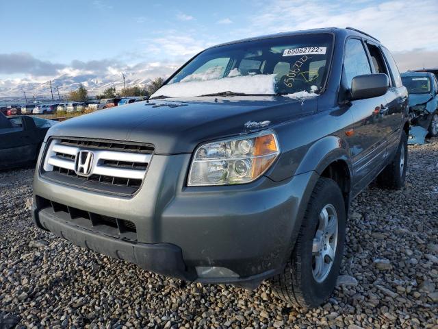 5FNYF18417B020865 - 2007 HONDA PILOT GRAY photo 2