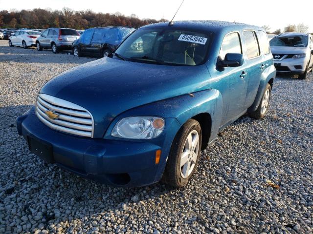 3GNBABDB8AS612199 - 2010 CHEVROLET HHR LT BLUE photo 2