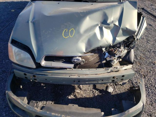 4S3BH625847301299 - 2004 SUBARU LEGACY L S GREEN photo 7