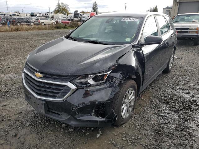 2GNAX5EV6L6145306 - 2020 CHEVROLET EQUINOX BLACK photo 2