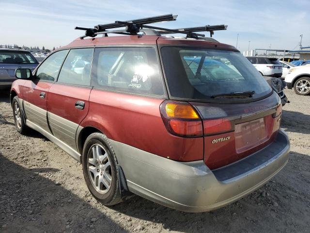 4S3BH675337611254 - 2003 SUBARU LEGACY OUT MAROON photo 3