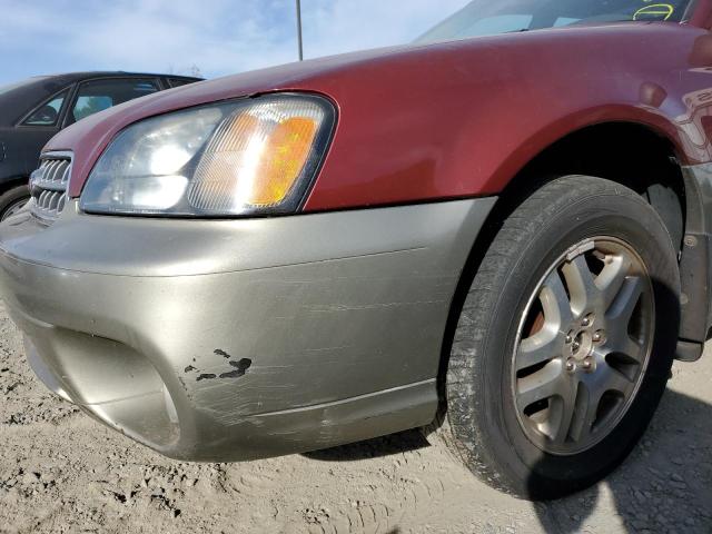 4S3BH675337611254 - 2003 SUBARU LEGACY OUT MAROON photo 9