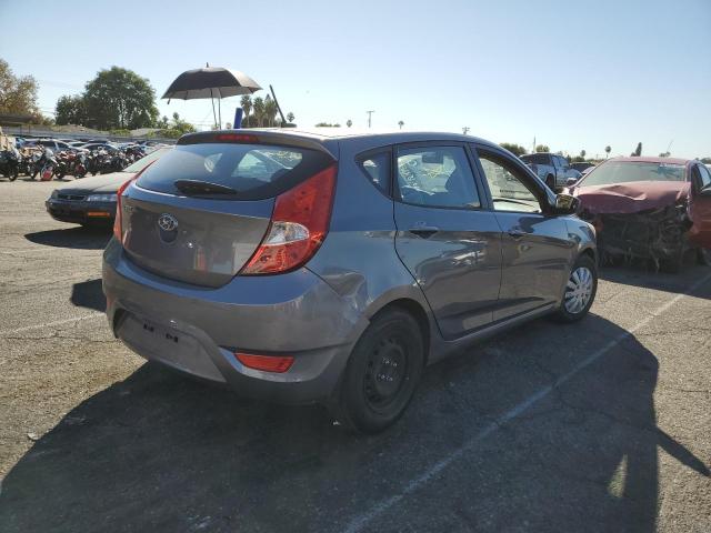 KMHCT5AE3EU157061 - 2014 HYUNDAI ACCENT GLS GRAY photo 4