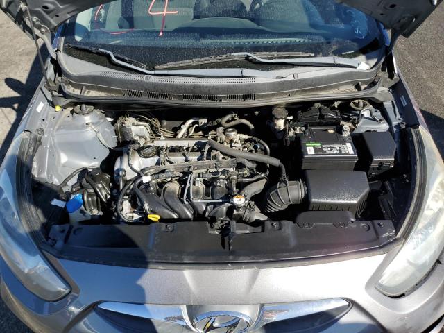 KMHCT5AE3EU157061 - 2014 HYUNDAI ACCENT GLS GRAY photo 7