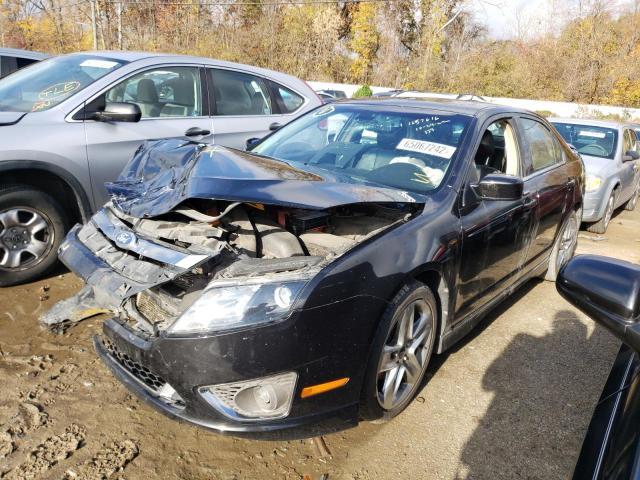 3FAHP0KC0BR153704 - 2011 FORD FUSION SPO BLACK photo 2