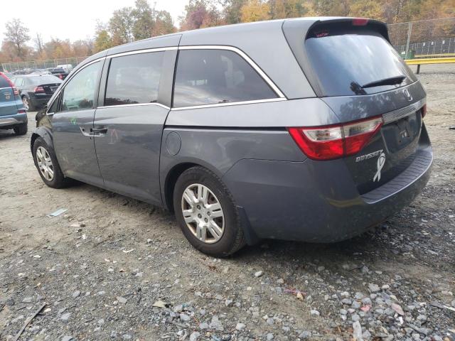 5FNRL5H22DB025068 - 2013 HONDA ODYSSEY LX GRAY photo 3