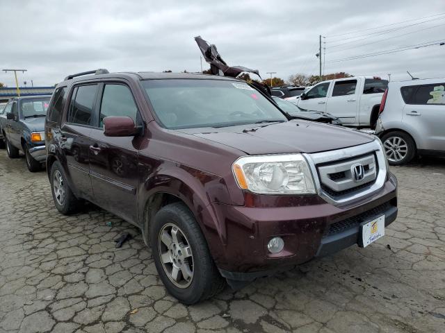 5FNYF4H84AB018300 - 2010 HONDA PILOT TOUR MAROON photo 1