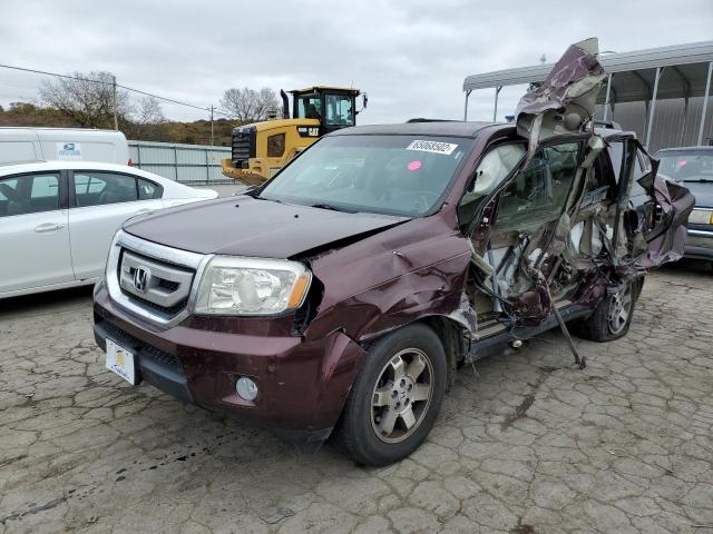 5FNYF4H84AB018300 - 2010 HONDA PILOT TOUR MAROON photo 2