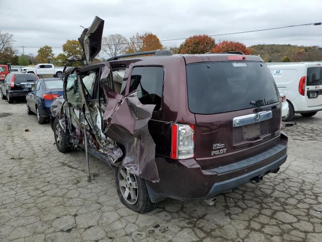 5FNYF4H84AB018300 - 2010 HONDA PILOT TOUR MAROON photo 3