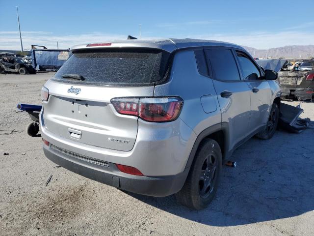 3C4NJCAB4KT782345 - 2019 JEEP COMPASS SP SILVER photo 4