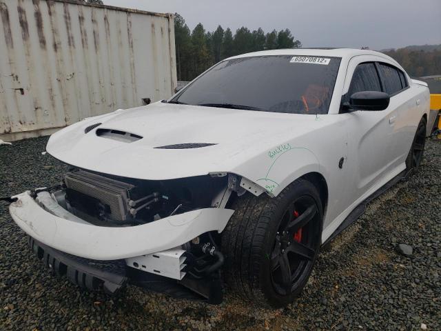 2C3CDXL97JH150094 - 2018 DODGE CHARGER SR WHITE photo 2