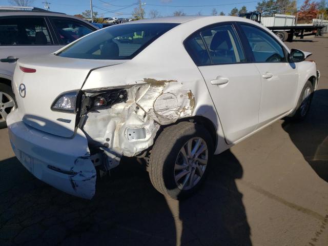 JM1BL1V80C1582300 - 2012 MAZDA 3 I WHITE photo 4