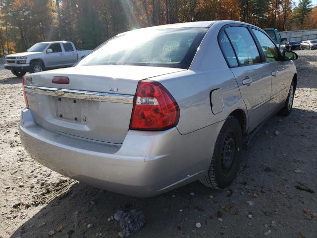 1G1ZS58F77F110034 - 2007 CHEVROLET MALIBU LS SILVER photo 4