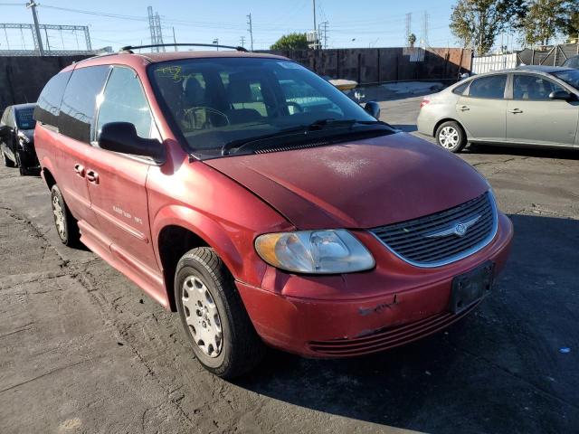 2C4GP44363R297551 - 2003 CHRYSLER TOWN & COU RED photo 1