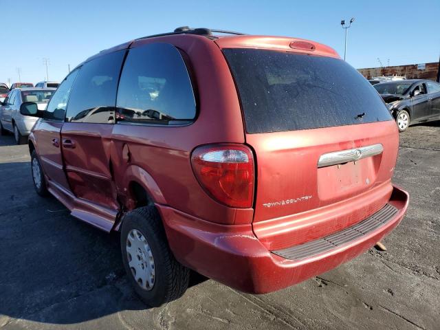 2C4GP44363R297551 - 2003 CHRYSLER TOWN & COU RED photo 3