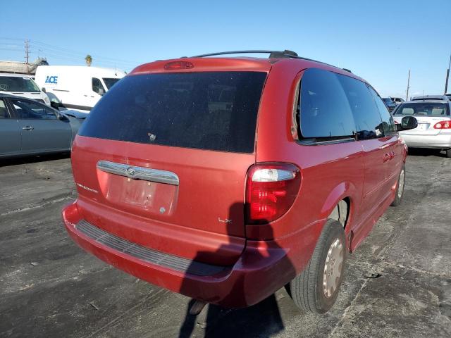 2C4GP44363R297551 - 2003 CHRYSLER TOWN & COU RED photo 4