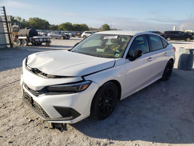 2HGFE2F51NH520867 - 2022 HONDA CIVIC SPOR 白色 照片 2