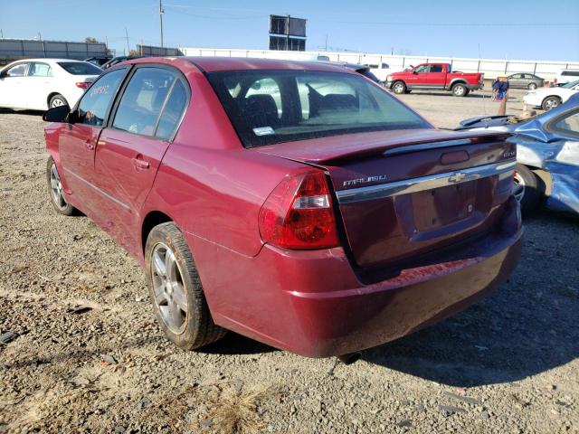 1G1ZU57N77F162203 - 2007 CHEVROLET MALIBU LTZ ბურგუნდია ფოტო 3