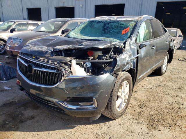 5GAERCKW4KJ110952 - 2019 BUICK ENCLAVE PR GRAY photo 2