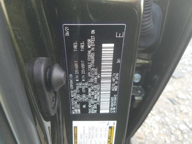 JTJDARBZXM2198351 - 2021 LEXUS NX 300 BAS 绿色 照片 10