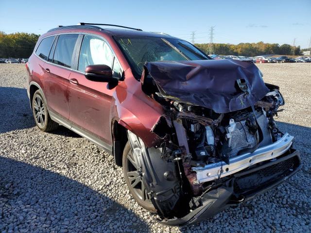 5FNYF6H27NB063986 - 2022 HONDA PILOT SE BURGUNDY photo 1