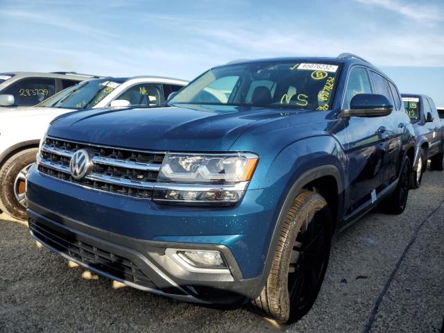 1V2NR2CA7KC533474 - 2019 VOLKSWAGEN ATLAS SEL Mavi foto 2