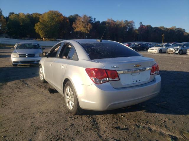 1G1P15SH0F7220405 - 2015 CHEVROLET CRUZE L SILVER photo 3