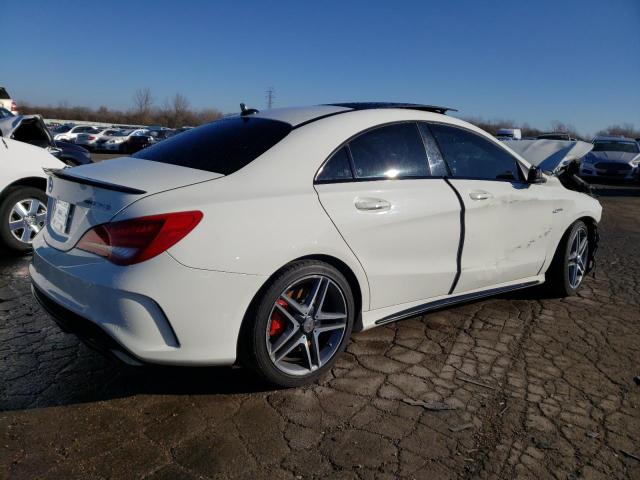 WDDSJ5CB1EN088671 - 2014 MERCEDES-BENZ CLA 45 AMG WHITE photo 3