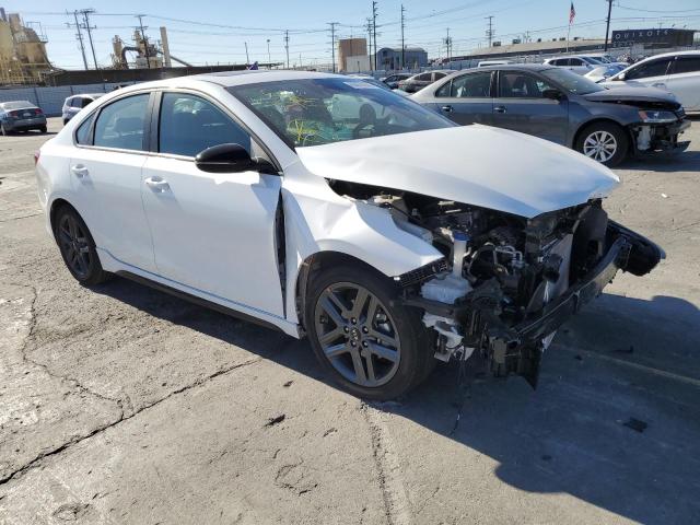 3KPF34AD6ME377469 - 2021 KIA FORTE GT L WHITE photo 1