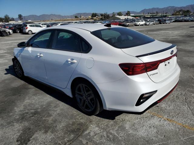 3KPF34AD6ME377469 - 2021 KIA FORTE GT L WHITE photo 3