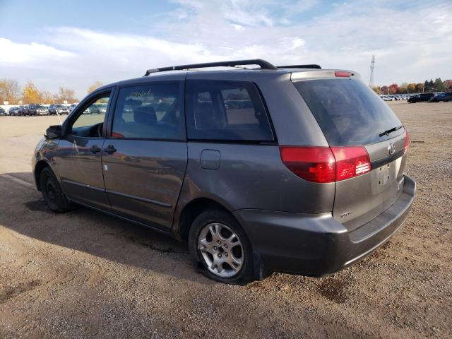 5TDZA29C15S363005 - 2005 TOYOTA SIENNA CE GRAY photo 3