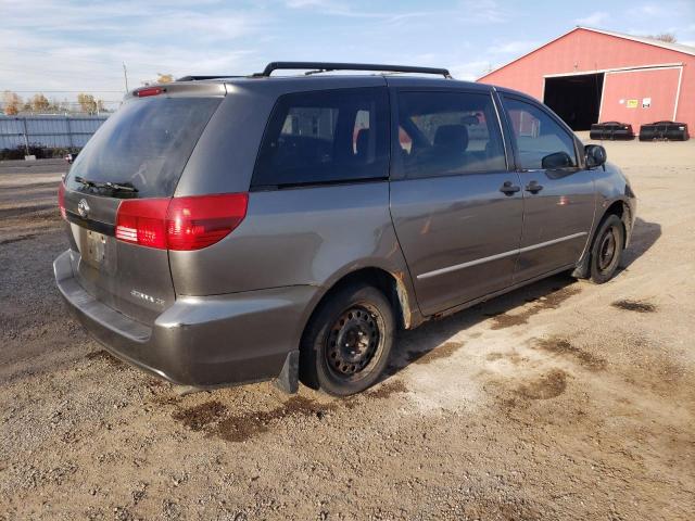 5TDZA29C15S363005 - 2005 TOYOTA SIENNA CE GRAY photo 4