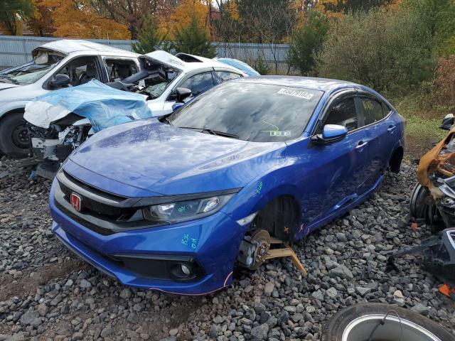 2HGFC2F89LH589562 - 2020 HONDA CIVIC SPOR BLUE photo 2