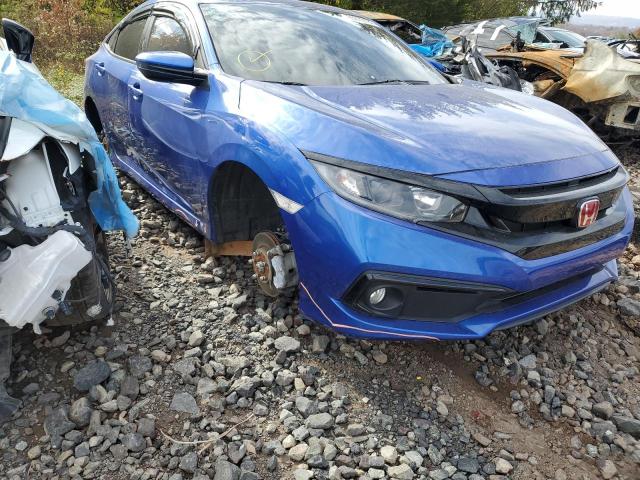 2HGFC2F89LH589562 - 2020 HONDA CIVIC SPOR BLUE photo 9