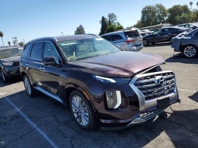 KM8R54HE2LU141497 - 2020 HYUNDAI PALISADE L BURGUNDY photo 1