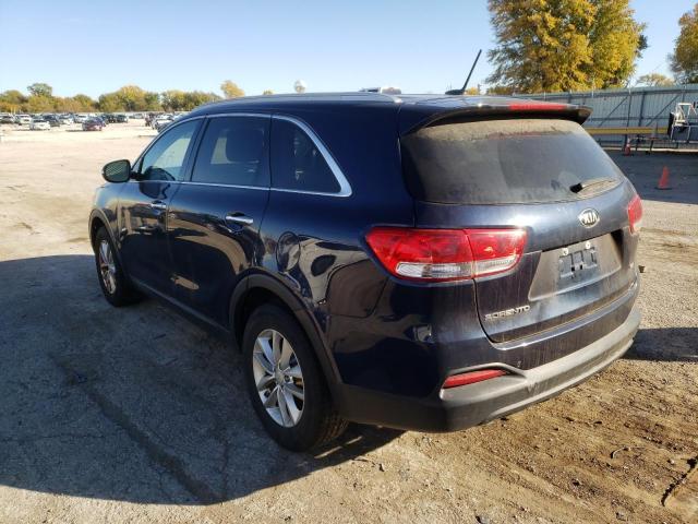 5XYPG4A35GG183488 - 2016 KIA SORENTO BLUE photo 3