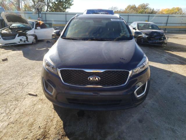 5XYPG4A35GG183488 - 2016 KIA SORENTO BLUE photo 9